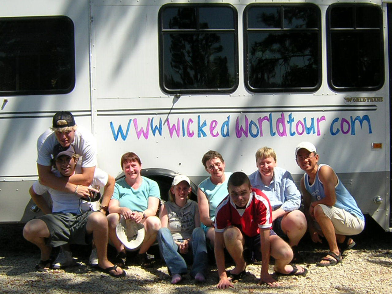 The support team decorated our Bus at the Mildner\'s house