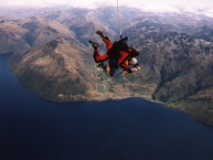 Skydiving over Queenstown, New Zealand